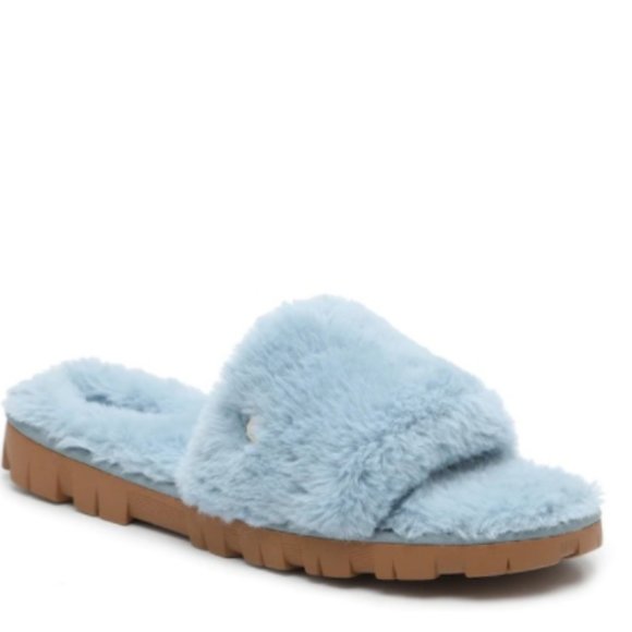 Plush Furry Slide Sandals - Picture 1 of 10